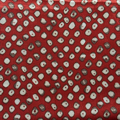 Brick Red Modal Silk Fabric