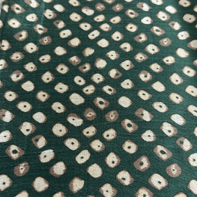 Dark Green Modal Silk Fabric