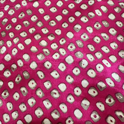 Dark Pink Modal Silk Fabric